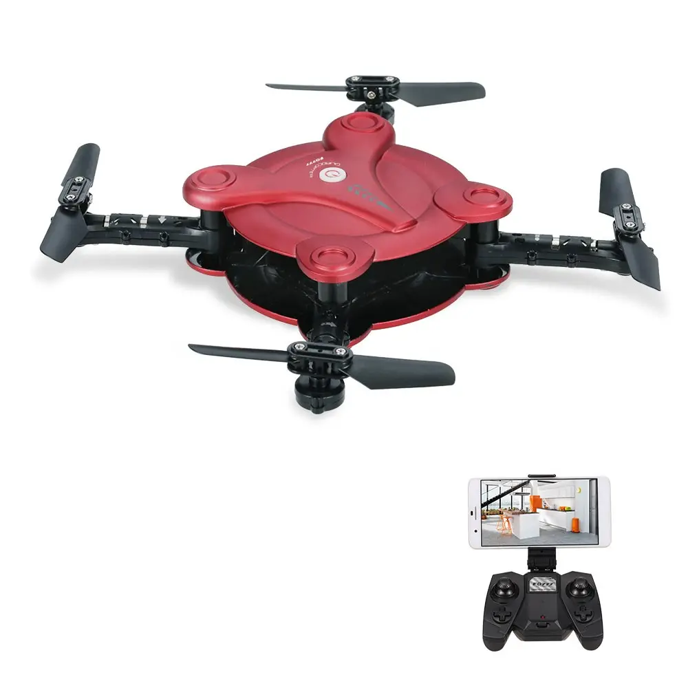 Складной 6 осевой Мини Дрон FQ777 FQ17W с гироскопом Wi Fi FPV G sensor камерой 0 3 МП удержание