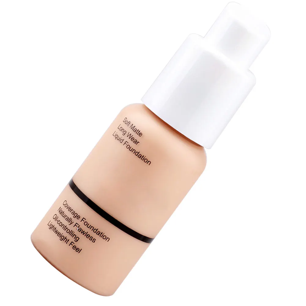 Натуральный косметический тональный крем для лица Профессиональная Матовая