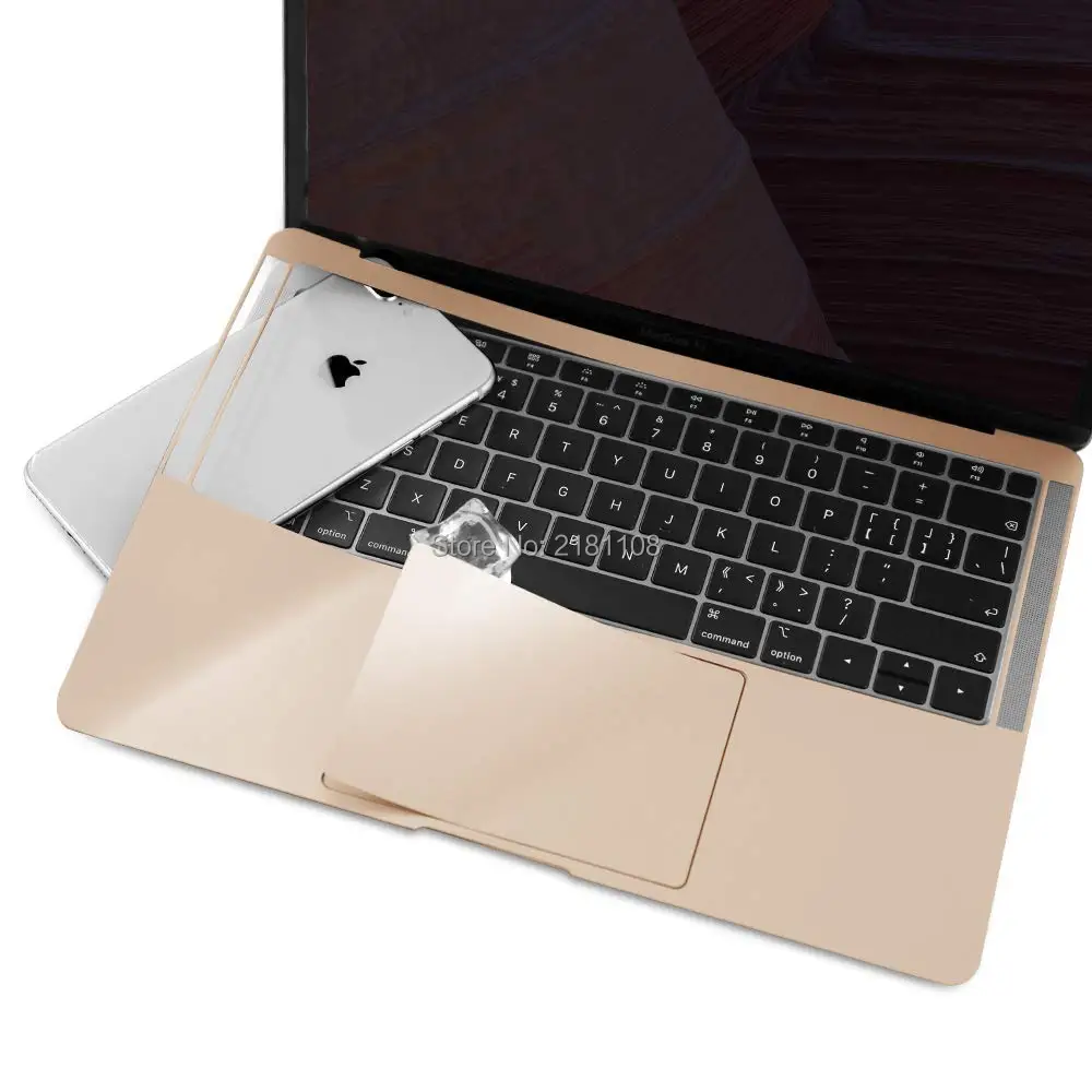 5 в 1 защитная виниловая наклейка крышка для Macbook Air 13 с дисплеем retina верх/низ/тачпад/Palmguard кожа/протектор экрана