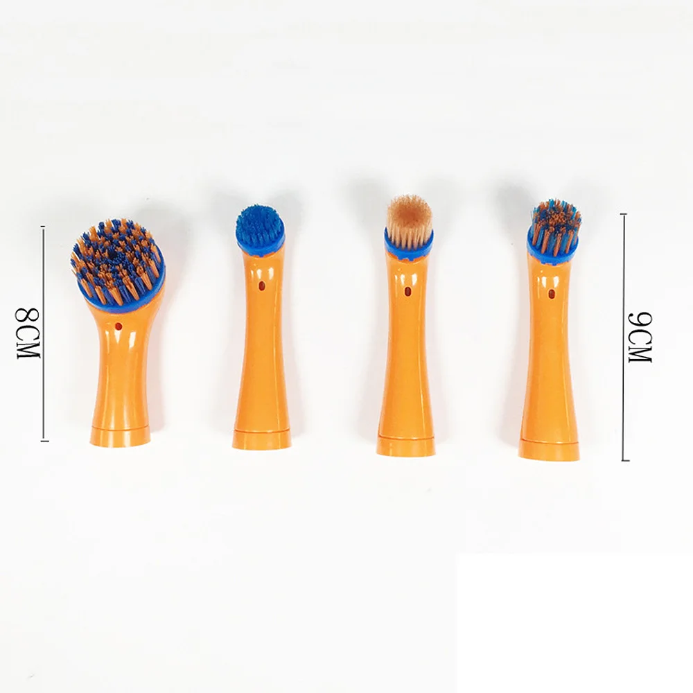 4 In1 Electric Cleaning Brush Sonic Scrubber Household Cleaner Tools Kitchen Toilet Hand Sink With Heads Accessories | Дом и сад