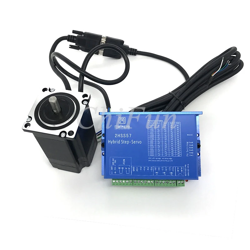JMC 2 фазы NEMA23 1N. m 142ozf. В замкнутом цикле шаговый Серводвигатель комплект 2HSS57 + 57J1854EC