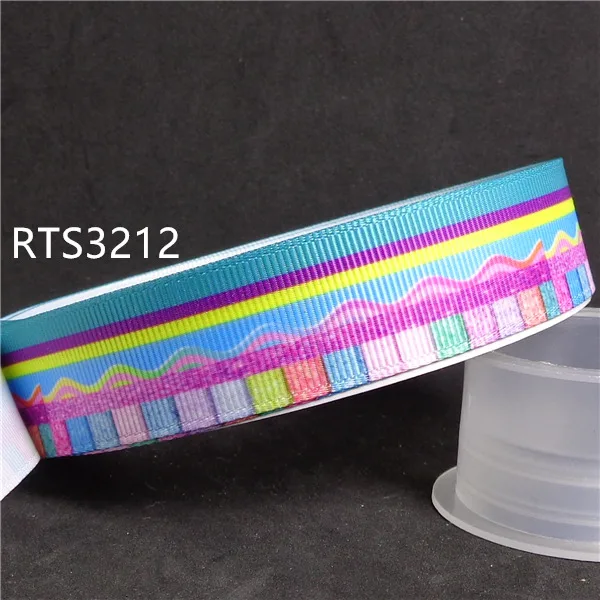 Бесплатная доставка 50 ярдов/рулон 75 мм 38 22 мультфильм напечатанный grosgrain лента