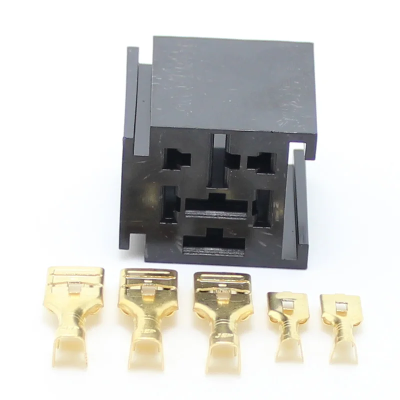 10 наборов 80А Φ большой обычный телефон 5pin или 4pin 12V 24V MOTO|relay holder|12v motomoto 12v |