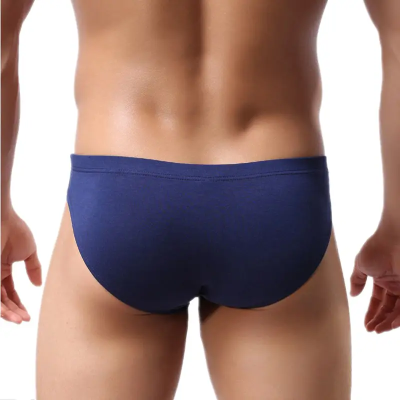 Сексуальное нижнее белье мужские трусы из модала однотонное мужское Трусы