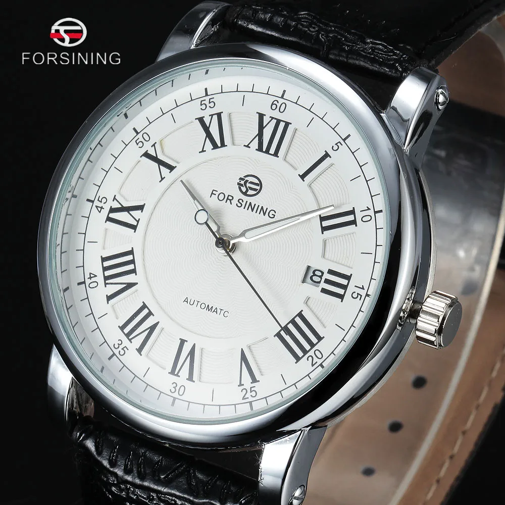Часы наручные FORSINING Мужские механические брендовые Роскошные деловые