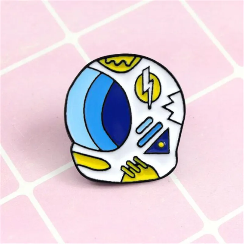 1 шт. новый высококачественный значок космонавта DIY металлический рюкзак с