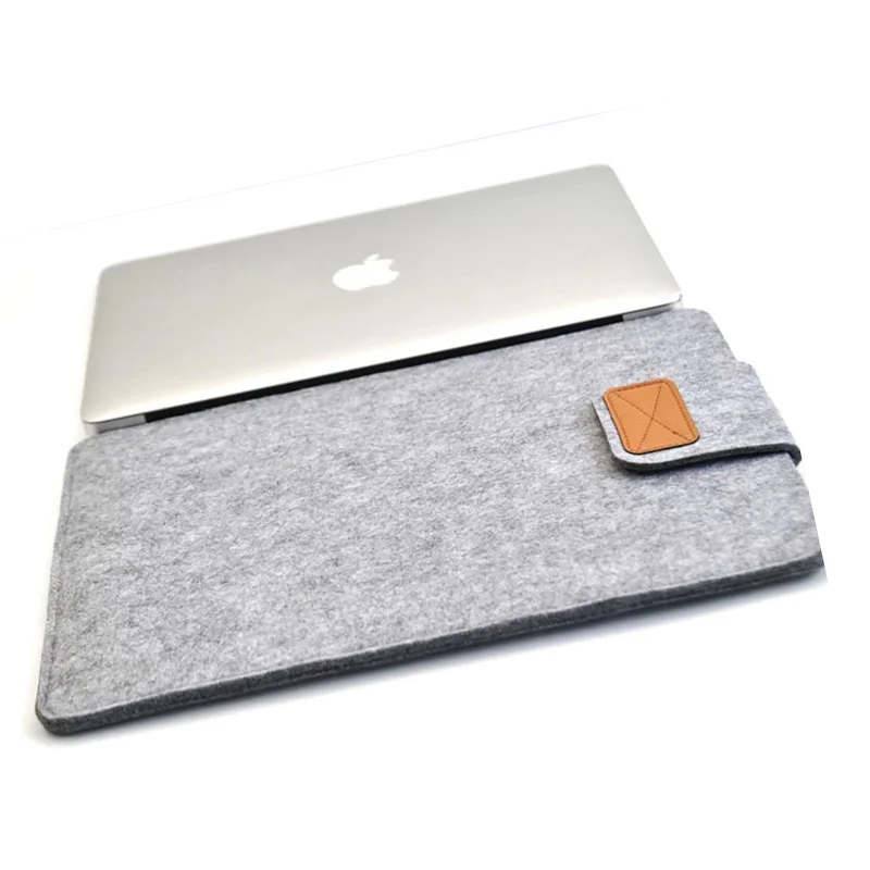 Сумка для ноутбука из шерсти и фетра женский портативный чехол Модный macbook pro air