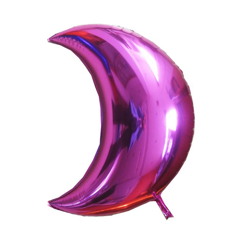10 шт. розовый Луна алюминиевый шар Звезда Сердце Фольга Воздушный для Бэйби Шауэр