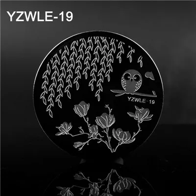 FWC 1 шт. 30 дизайнов доступны YZWLE штамповки пластины кружева отрицательное пространство листья цветы дизайн ногтей шаблон инструменты аксессуары