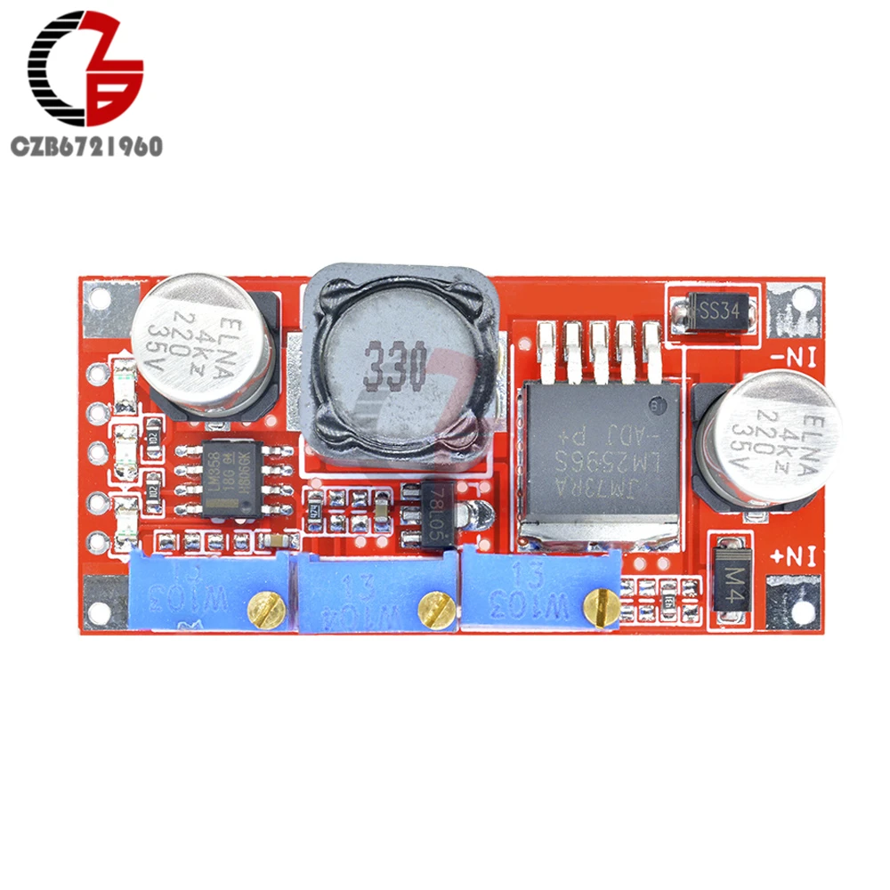 LM2596 DC-DC понижающий преобразователь Регулируемый Модуль CC CV для зарядки литиевой