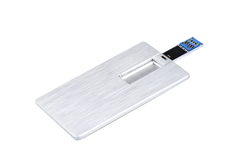 POWERONE USB флэш-накопитель 4 GB/8 GB/16 GB/32 GB/64 GB металлическая карта флеш-накопитель бизнес-подарок USB флешки кредитной карты флэш-накопитель