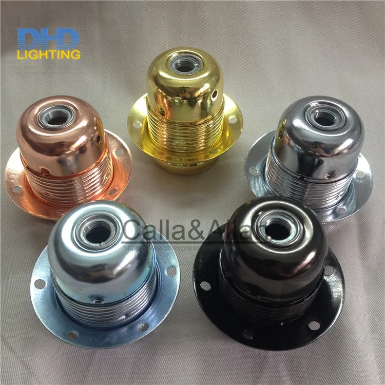 Бесплатная доставка 5 видов цветов железная крышка с керамикой и фарфором E27