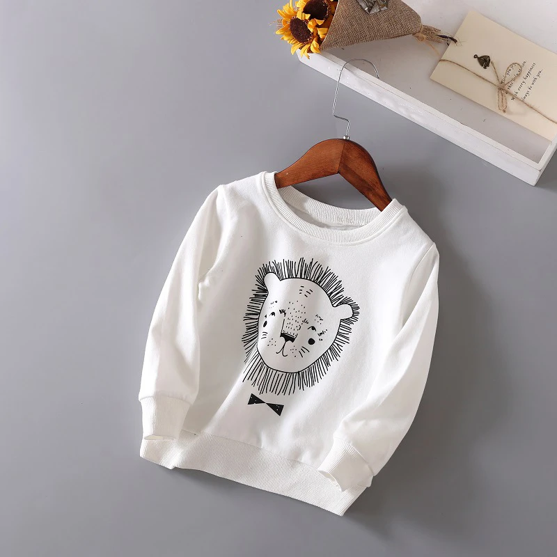 2018 для маленьких мальчиков и девочек детский вязаный свитер милый мультфильм Лев