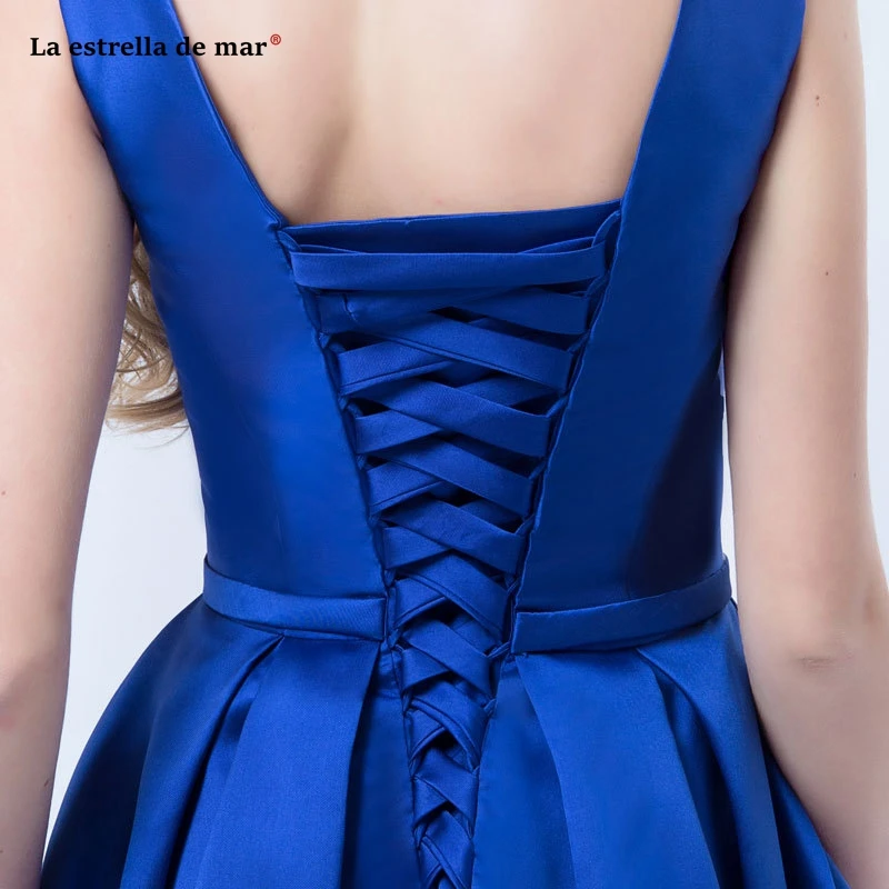 Vestidos de festa para senhoras casamento2019 Новое атласное сексуальное платье с v-образным вырезом трапециевидной формы, ярко-синее, бордовое, зеленое, цвета шампанского, платье подружки невесты