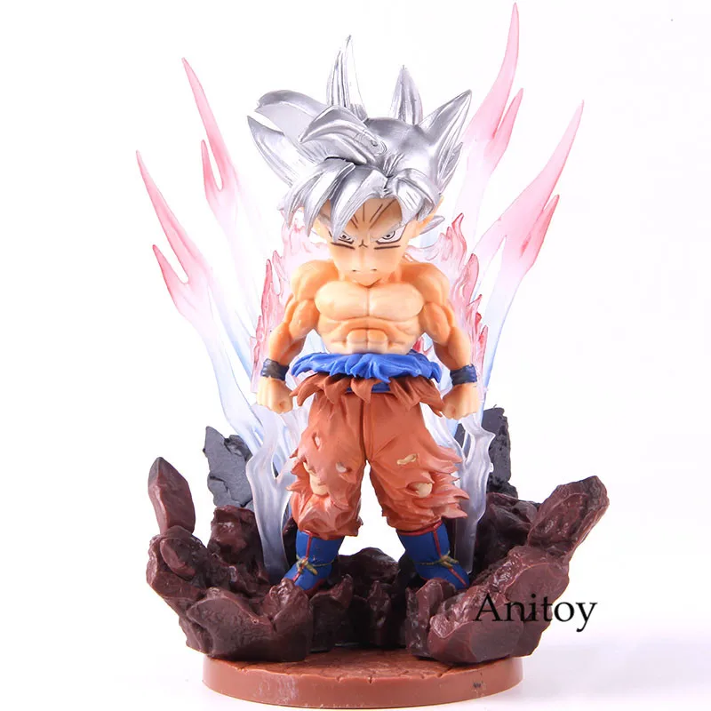 without retail box Dragon Ball SUPER SD Сон Гоку ультра инстинкт GK Статуя Фигурка Драконий жемчуг супер Сон Гоку Коллекционная модель игрушки - Цвет: without retail box