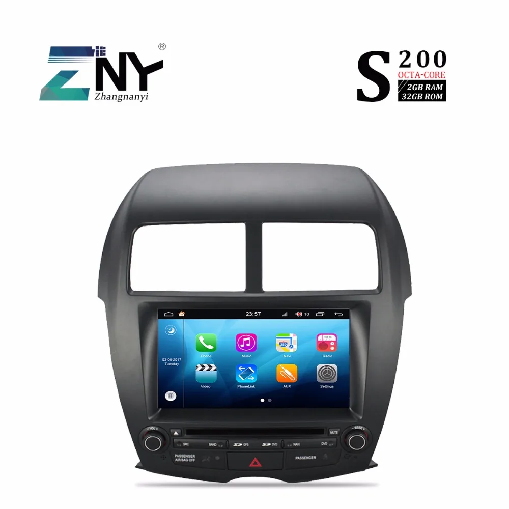 S200 Android 8 0 Автомобильный DVD плеер для ASX 2010 2011 peugeot 4008 C4 автомобильное стерео радио