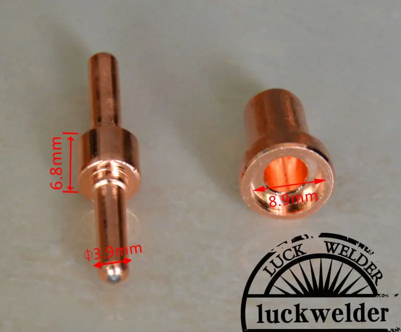 60 шт. удлиненный плазменный резак расходные материалы наконечники электроды для
