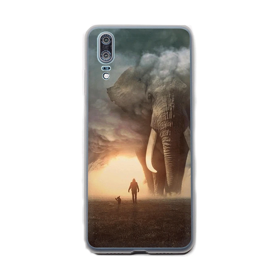 Чехол Desxz для P Smart P8 P9 P20 P10 Pro Lite Plus MINI жесткий чехол Elephant2 | Мобильные телефоны и