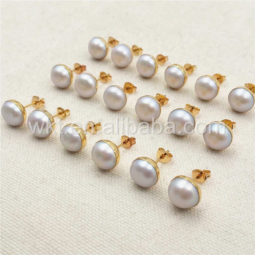 Женские серьги-подвески с жемчугом ювелирные изделия покрытием 24-каратным