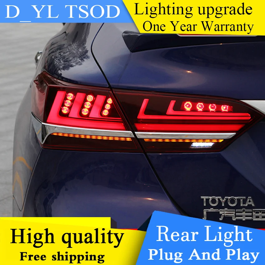 Автомобильный Стайлинг задний фонарь для Toyota Camry светодиодный светильник 2018 DRL +