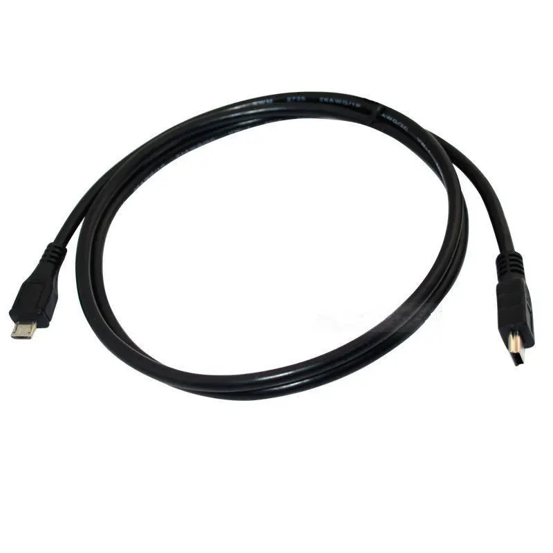 0 25 м USB 2 Mini B 5-контактный штекер к Micro 5pin Мужской Кабель-адаптер | Компьютеры и офис