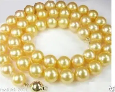 Have one to sell? Sell now Details about Eximious!8mm Gold South Sea Shell Pearl Necklace 18'𧪪 | Украшения и