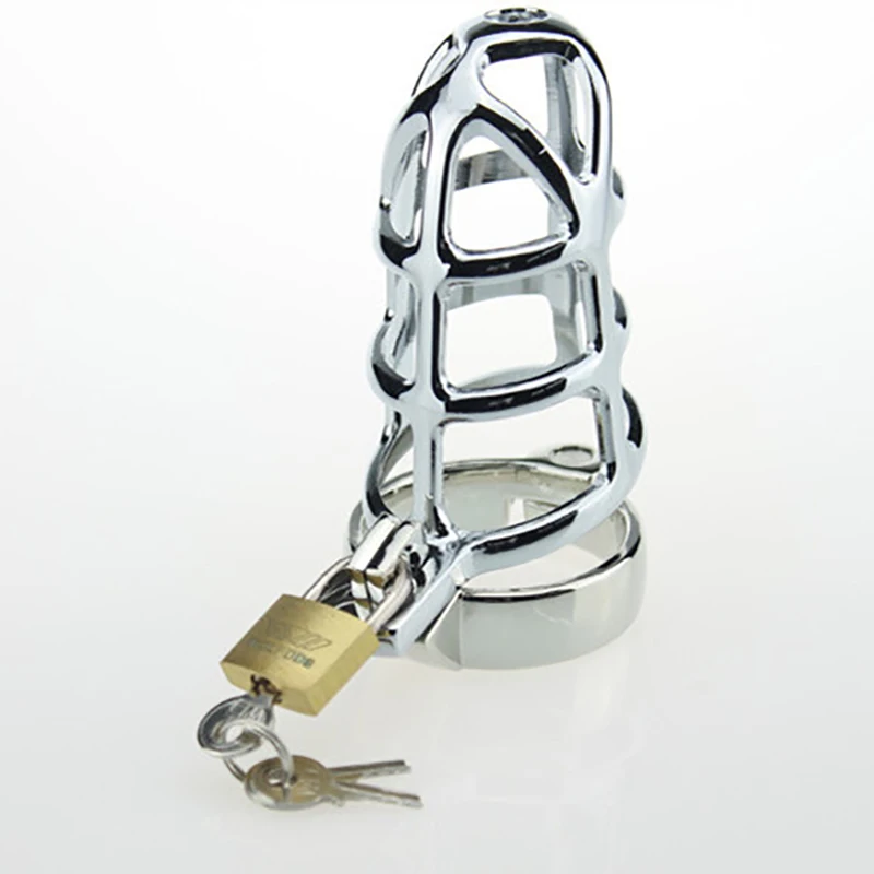 Мужской Пояс верности AUEXY из нержавеющей стали клетка для взрослых с