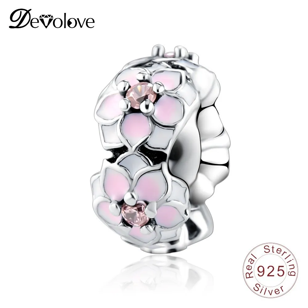 Devolove With 100% 925 Sterling Silver Beads Charms Fit Pandora Original Charm Bracelet Women Jewelry gift Dropshipping | Украшения и