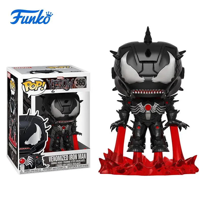 FUNKO POP официальный Venom Eddie Железный человек Капитан Америка Халк тема Виниловая