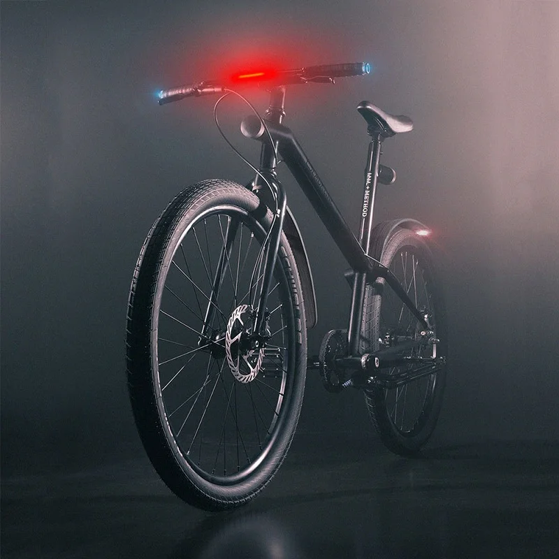 USB Перезаряжаемый светодиодный Предупреждение велосипеда MTB передний задний фонарь#266046