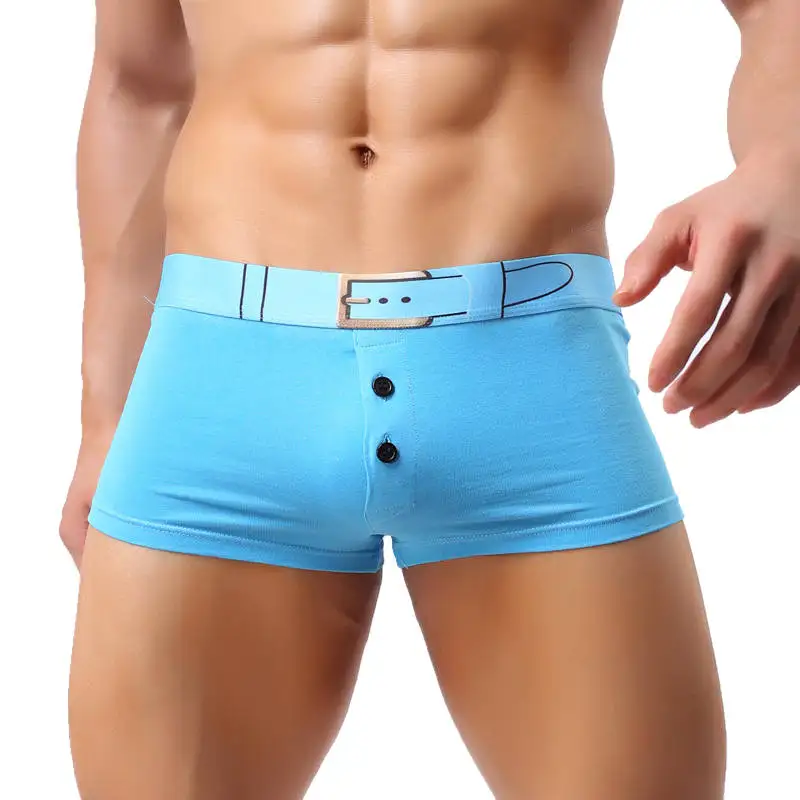 3D Printed Boxer Shorts Men Underwear Cotton Boxershorts Bulge Pouch Trunks Underpants Breathable Shorts Homme Cuecas 7pcs/lot