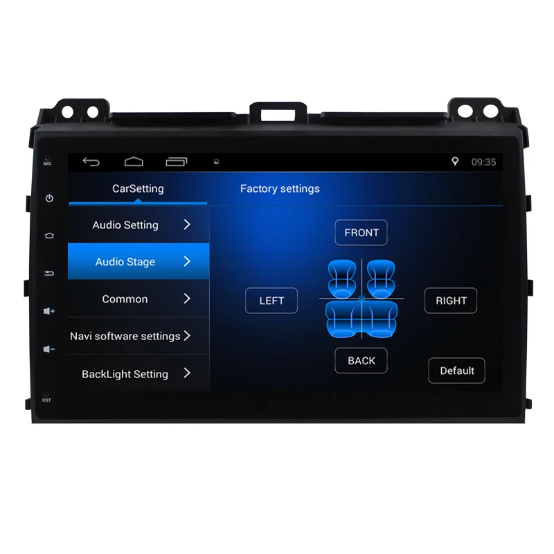 Четырехъядерный Android 8 1 1G RAM автомобильный радиоприемник для Toyota Land Cruiser Prado 120
