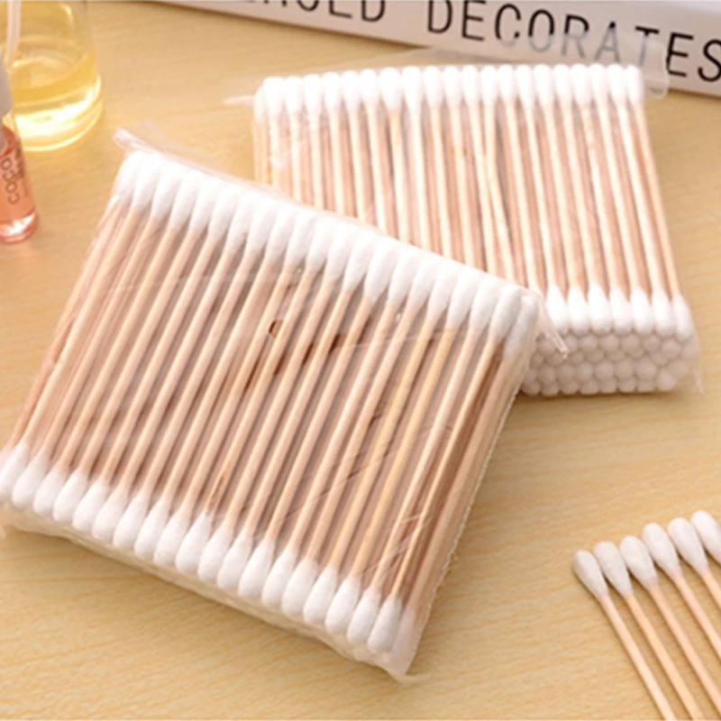 

70pcs/Pack Bamboo Cotton Buds Cotton Swabs Medical Ear Cleaning Wood Sticks Makeup Health Tools Tampons Cotonete