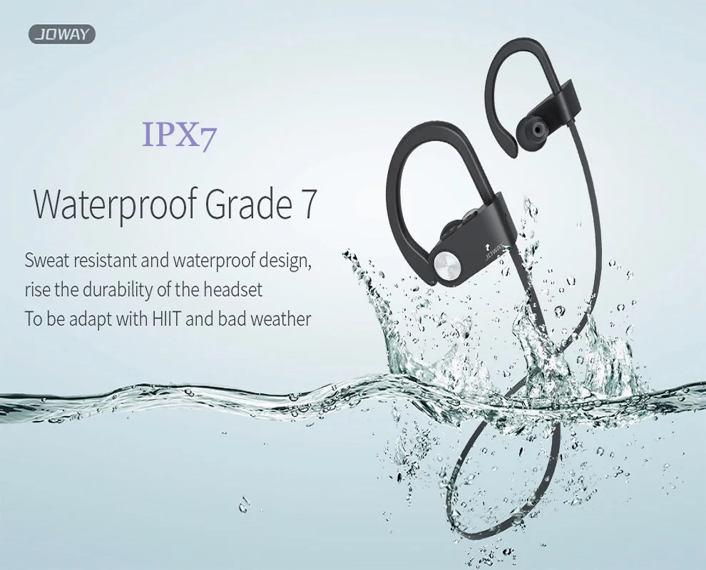 Joway H50 Спорт IPX7 Беспроводной Bluetooth наушники Водонепроницаемый глубокий бас с