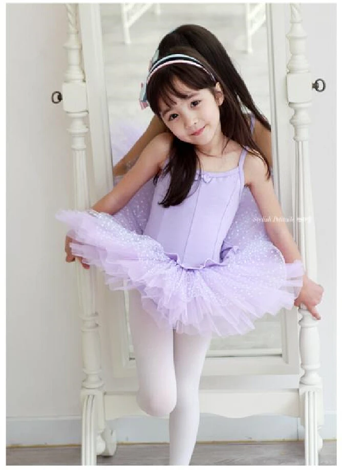 Бесплатная доставка детское платье для девочек балетная одежда Детские балетные