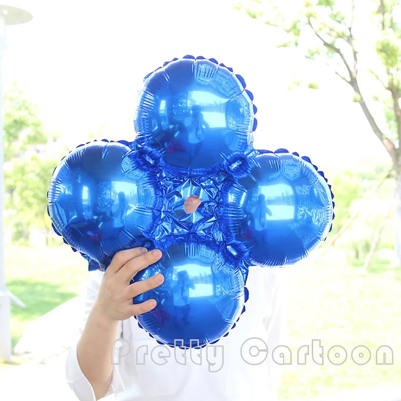 Шарики из алюминиевой фольги в форме четырехлистного клевера 5 шт./лот|balloon