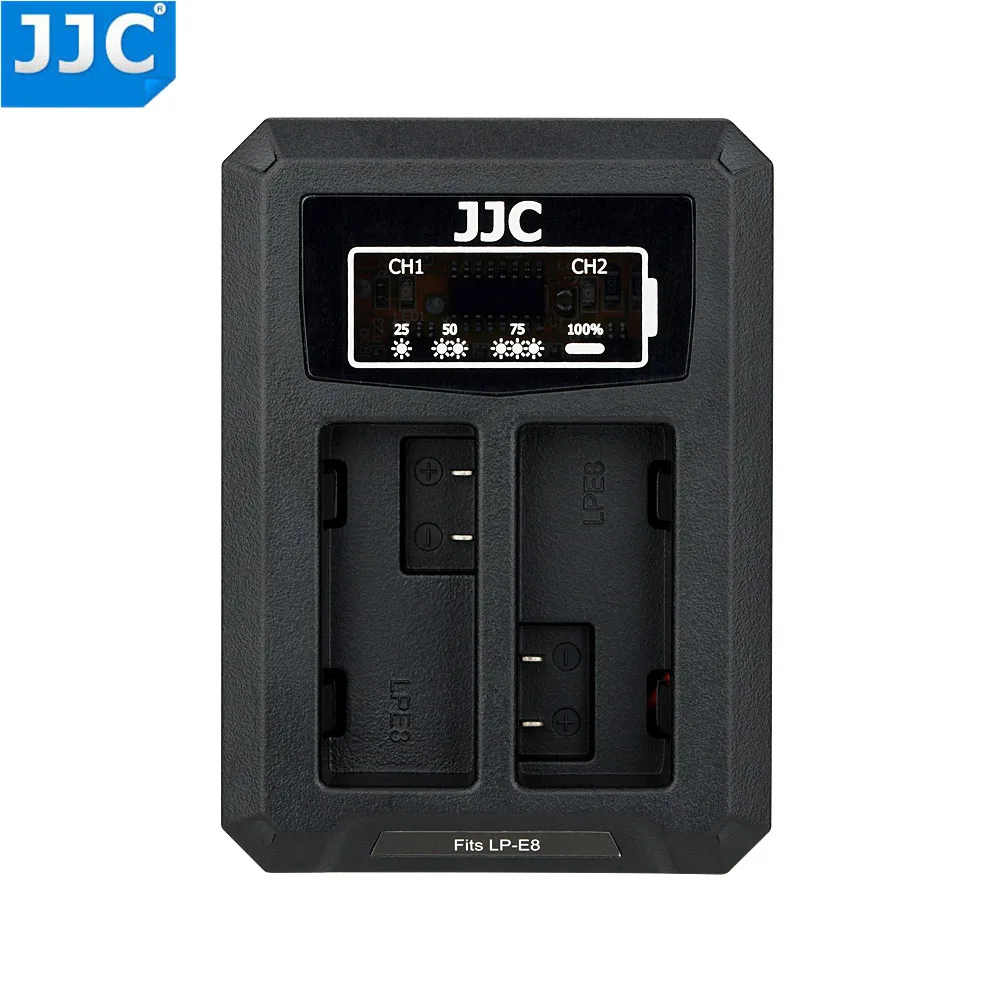 Зарядное устройство JJC USB для Canon двойное зарядное камеры EOS Rebel T5i T4i T3i T2i заменяет