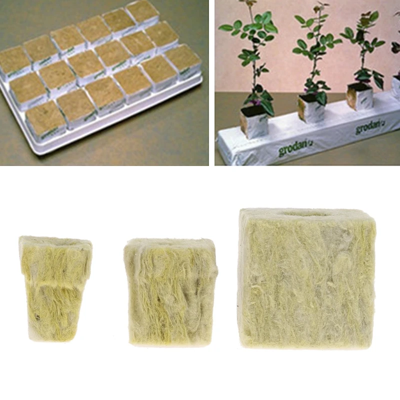 Rockwool Cube гидропонная выращивающая база для выращивания без земли|Детские горшки| |