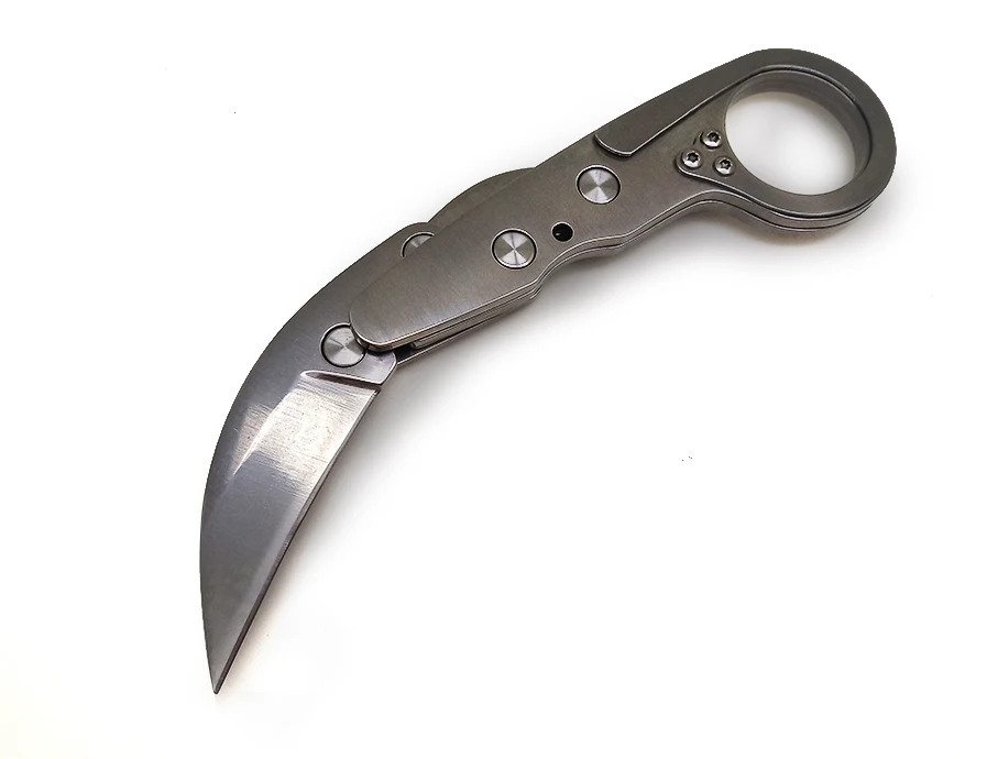 Складной карманный стальной нож боевой Открытый Кемпинг Охота Karambit CS GO ножи тактическое назначение многофункциональный инструмент для выживания резак для повседневного использования
