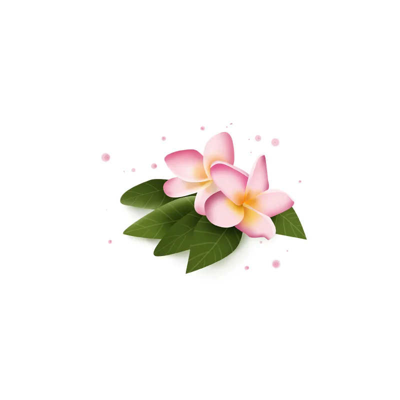 ZTTZDY 22 1*16 2 см Plumeria Цветок современное искусство Ванная комната Туалет наклейки на