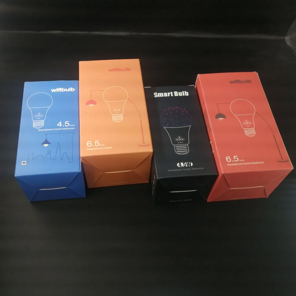 Умная WiFi лампочка 4 5 Вт/6 Вт RGB Волшебная лампа для пробуждения света совместима с