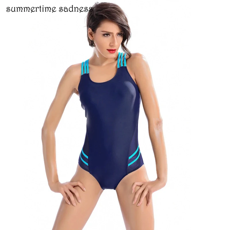 Высокое Качество 2017 купальник слитный Сплошной Цвет Профессиональный