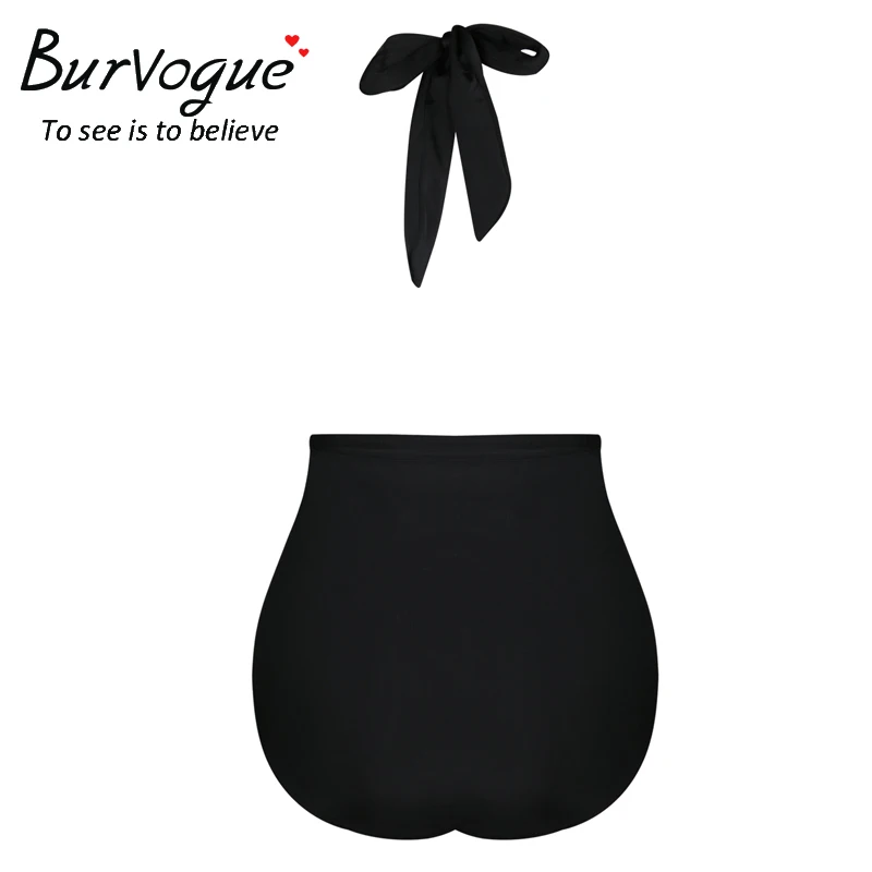 Burvogue Двойка Танкини комплект купальники Для женщин пуш ап пикантные летние