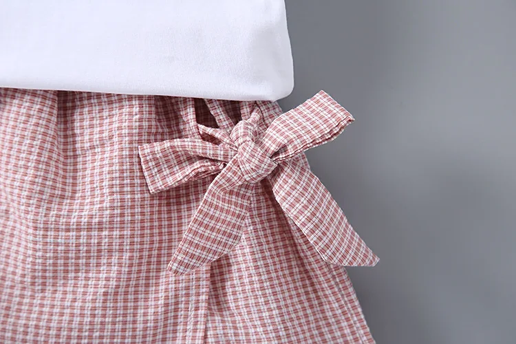 2019 летний костюм с пятиконечной звездой для девочек повседневная юбка штаны