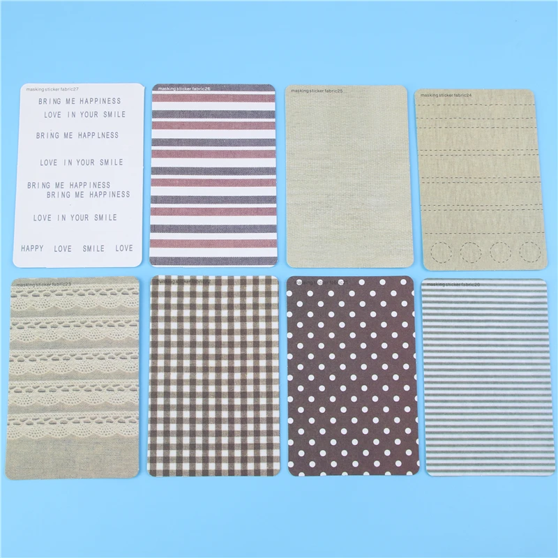 27 шт. милая маленькая ткань Скрапбукинг Пастельная лента для маскировки