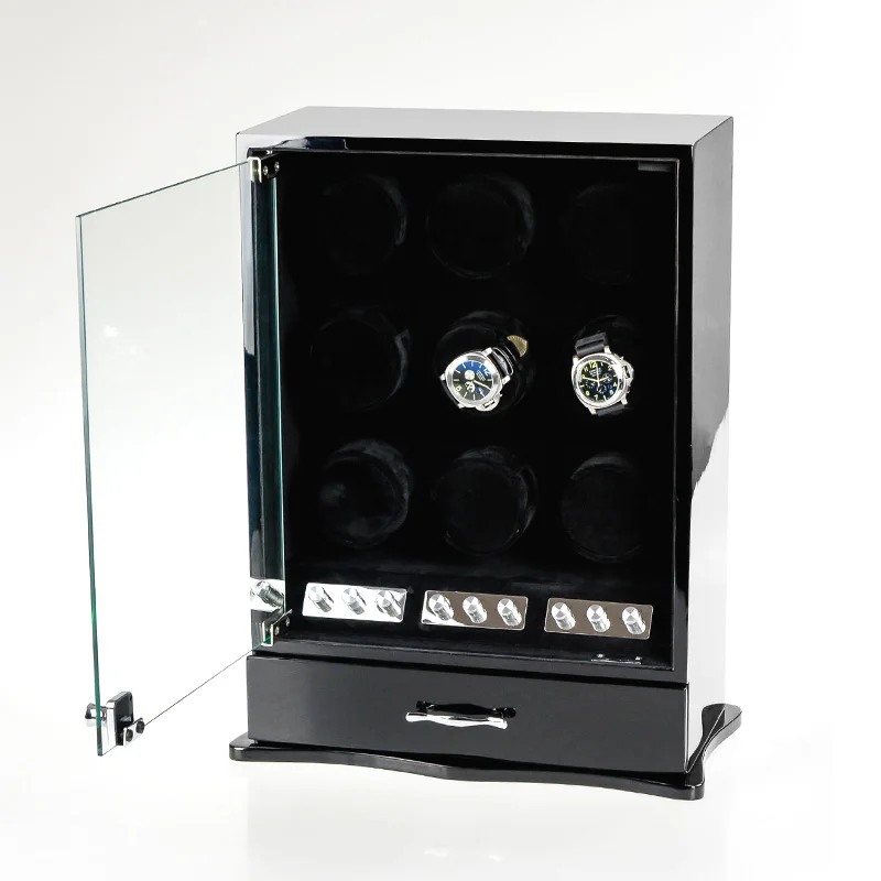 Новинка 2017 смотреть winder Японии двигателя часы шкаф для 9 + 5 автоматические с 1