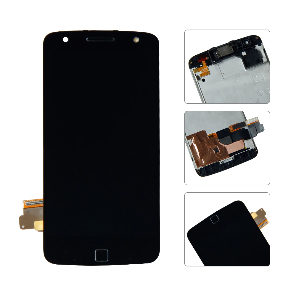 ЖК дисплей для Motorola Moto Z Force Droid XT1650 сенсорный экран дигитайзер в сборе с