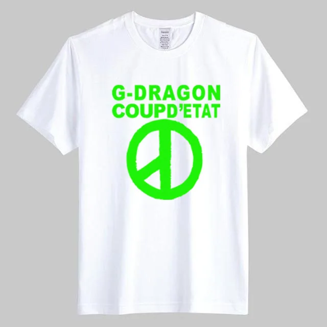 BIGBANG 2015G-Dragon светящаяся футболка TaeYang SeungRi DaeSung Футболка KPOP новая мужская с