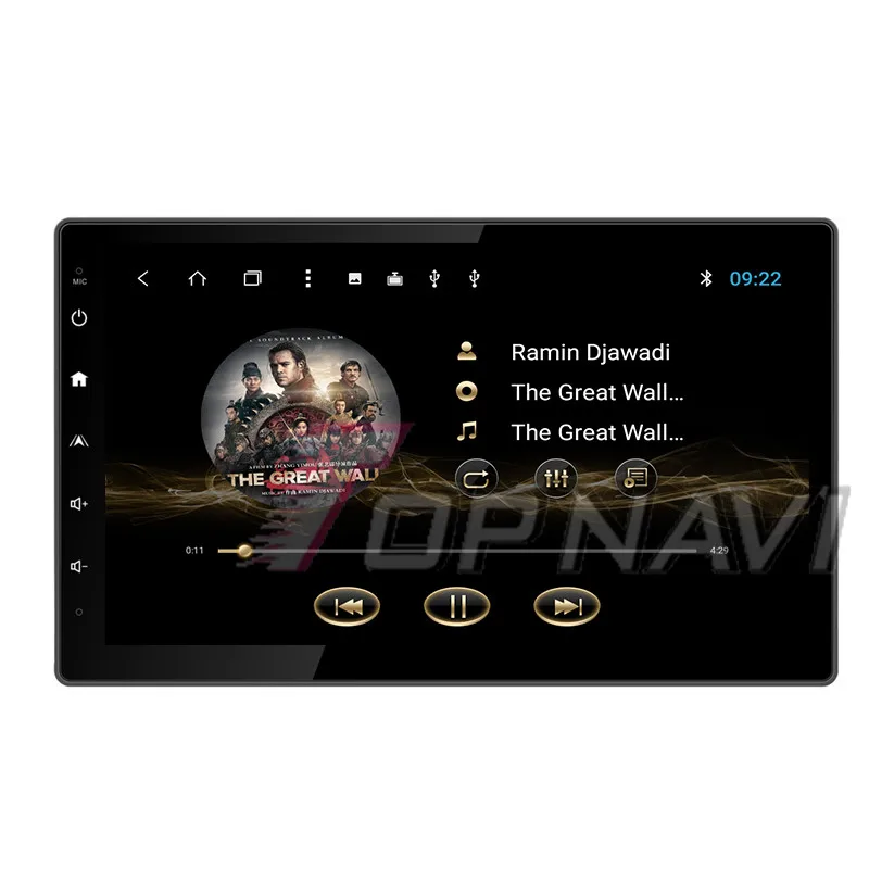Topnavi 10.2'' Octa Core Android 8.1 Car Multimedia Player for Removable Universal Autoradio GPS Navigation Audio Stereo NO DVD |