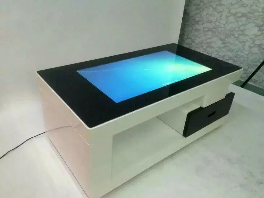 4K дисплей промышленный ПК интерактивный сенсорный стол WIFI/LAN/3G сетевая панель для